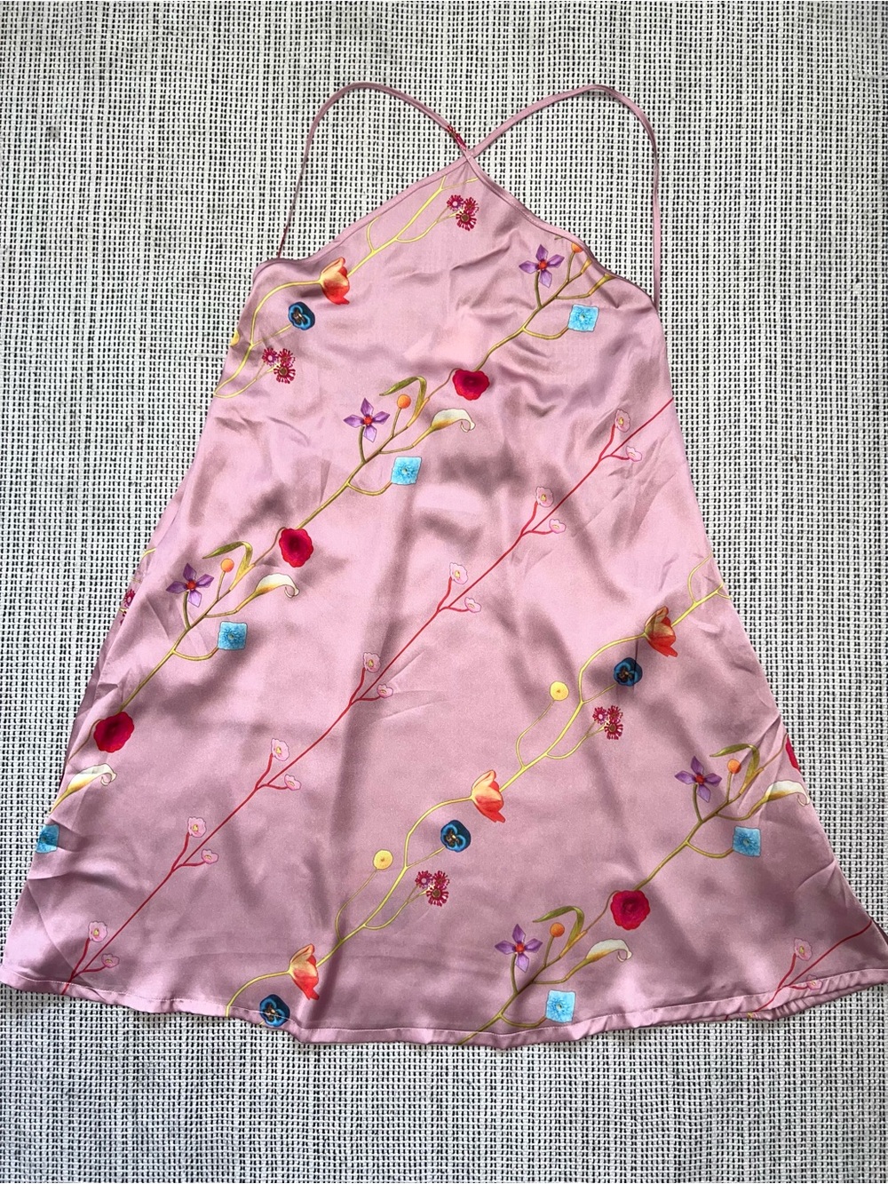 OH SEVEN DAYS Slip dress in pink - XS